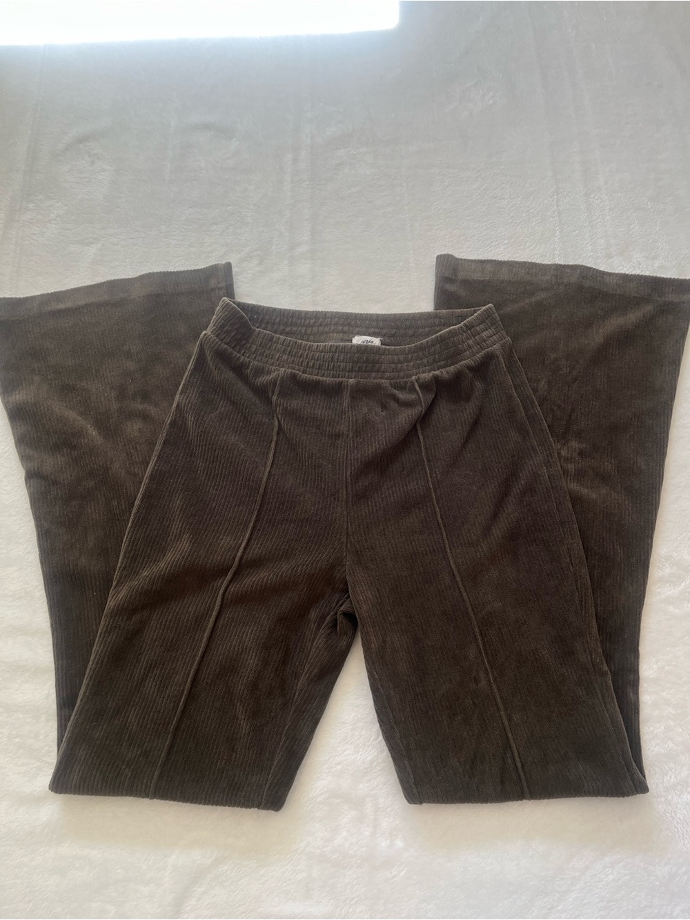 Aerie Corduroy Wide-Leg Bottoms